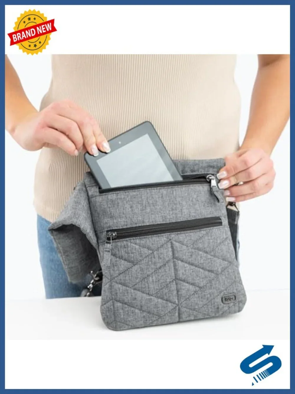 Lug Skipper Crossbody Bag Polyester RFID
